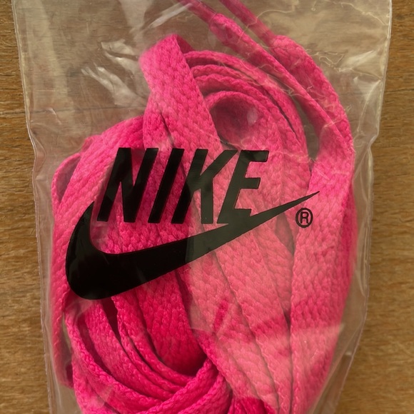 Nike clear and pink Anthracite laces - Picture 2 of 4